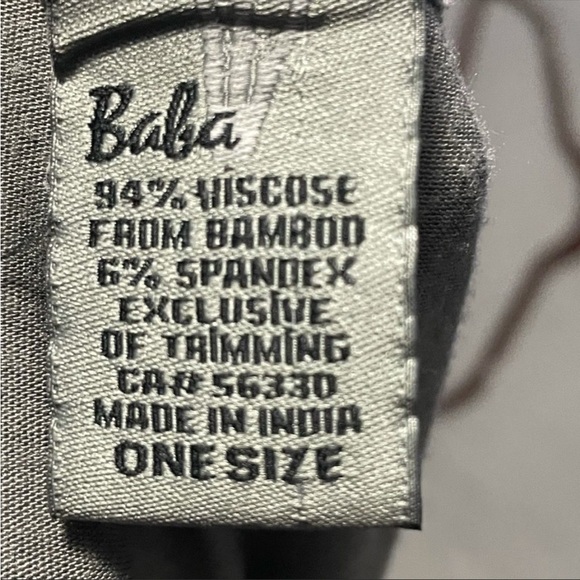 Baba Bamboo Loose Fit Top EUC, OS - Picture 3 of 4
